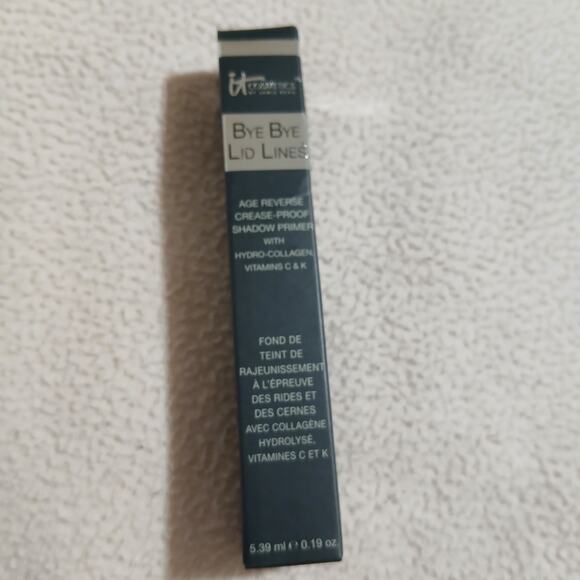 IT Bye Bye Lid Lines Shadow Primer w/hydro collagen translucent universal .19 oz - Picture 7 of 7